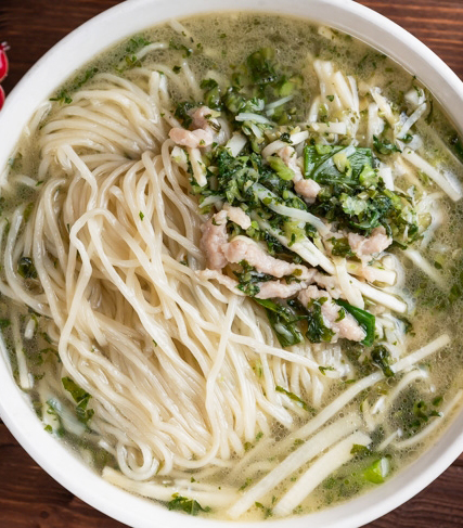 雪菜肉絲麵 雪菜肉絲麵